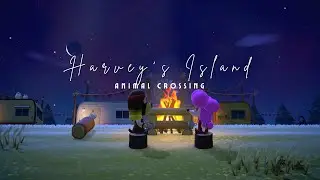 1Hour of Harvey's Island (Night) music + Ambience | Study,Sleep,Relaxation 🎵