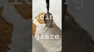 the simplest icing glaze