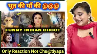 Funny Horror TV Show Part-2 | @JHALLUBHAI | Jhallu Bhai New Video | REACTION | SWEET CHILLIZ |