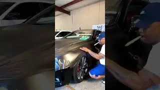 Wrapping with 3M Matte Metallic Brown Vinyl 🔥