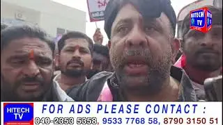 Amer Shakeel Protest Against Political Vendetta Against KCR By TG CM Revanth Reddy.