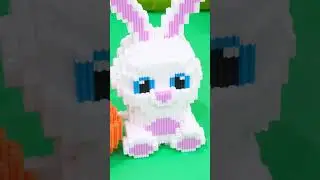 🌈 DIY Magic! Building a Cute Rabbit with ZMBlock Blocks 🥕🐰 | Fun & Easy Assembly for Kids!