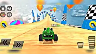 Formula Car Racing Stunts Simulator 2021 - Impossible Car Mega Ramp 3D - Android Gameplay #4