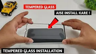 Mobile Par Tempered Glass Kaise Lagaye | Realme XT Tempered Glass Installation