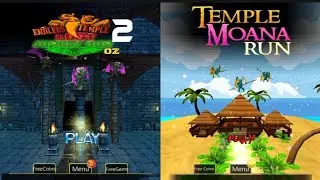 Temple Jungle Run Lost Oz 2 vs Temple Moana Run