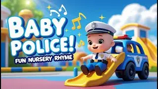 Baby Police Song 👶🚓 | Fun Cartoon Rhyme for Kids | Baby Songs