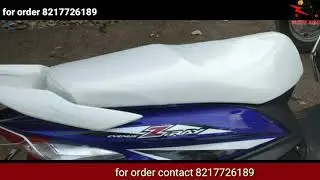 Best seat cover for scooty  | white seat cover | bike seat covers