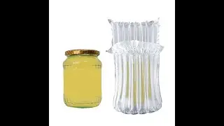 inflatable packaging for honey jar/ghee jar.