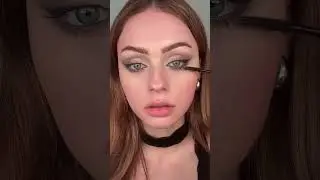 Smokey cat eye Makeup Tutorial ❤️&zwj;🩹 Black cat makeup tut #cateye #smokeyeye #makeuptutorial #shorts