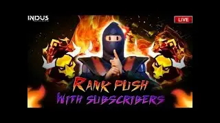 Indus live play with subscribers😍Indus game Live Gameplay |Indus rank push #Indusgame