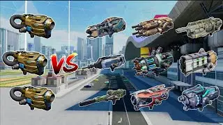 WR🔥 New Weapon Deshret VS All Weapons Comparison ||WAR ROBOTS||