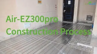 Air EZ300pro Construction Guidance | How to install dry UFH in a house with wooden and tiled floors?