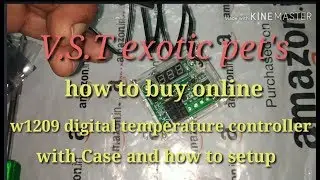 How to buy online w1209 digital temperature comtroller with case and how to setup in {hindi}