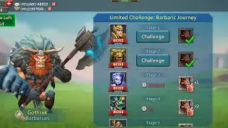 Limited Challenge : Barbaric Journey stage 2
