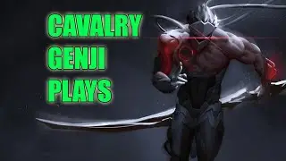 CAVALRY GENJI MONTAGE - PRO GENJI PLAYS OVERWATCH