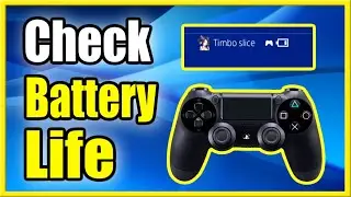 Как проверить срок службы батареи контроллера PS4 на консоли PS4 (экономия заряда батареи)
