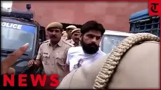 Gangster Lawrence Bishnoi produced in a Mohali court on Friday