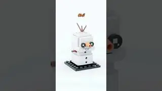 Olaf - The Fun-Loving Snowman (LEGO Set 41618) #lego #legobrickheadz #frozen #LEGO41618 #short