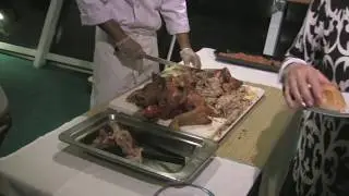 Midnight buffet on Cruise Ship