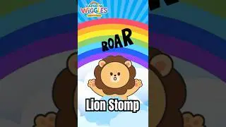 Lion Stomp 🦁 | Jungle Animal Dance Song for Toddlers #preschoolsongs #jungleanimals #toddlershorts