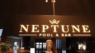 NEPTUNE POOL & BAR || Ceasars Palace Bluewater's Island Dubai