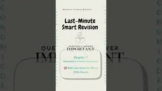📘 Chapter 7 &ndash; Environment and Sustainable Development | Indian Economic Development | IMPORTANT Q&A