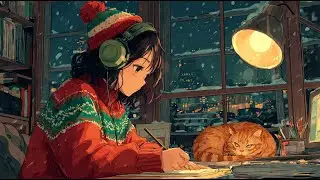 24/7 Winter Night Lo-Fi Chill ☕ Cozy Study Beats for Focus, Finals & Late-Night Calm
