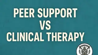 Peer Support VS Clinical Therapy #mentalhealth #peersupport #veterans #military 