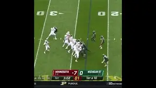 Minnesota WR Daniel Jackson TD Grab vs. Michigan State | Big Ten Football