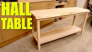 Make a Hall Table/Console Table - With Live Edge!!!