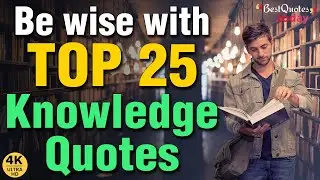Top 25 Knowledge Quotes that will empower you | Knowledge Quotes | best quotes today