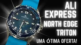 Review completo do North Edge Triton, mais um relógio que vale muito a pena na Ali Express!