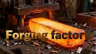 Inside the forging factory The Raw Power of Human Teamwork in Forging #forging #factory #blacksmith