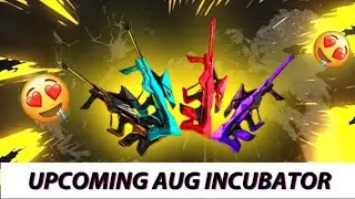 INCUBATOR AUG SKINS ATTRIBUTES REVIEW | GARENA FREE FIRE | RAMPAGE THEMED AUG INCUBATOR SKINS