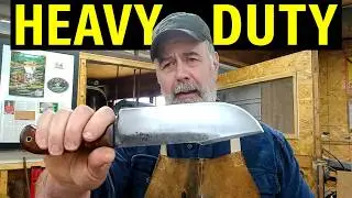 Knife Making | Harpoon Edge And Short Cross Draw Knives, Hand Forged Knives #knifemaking