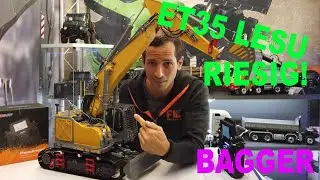 ET35 LESU Bagger Modell 1:14 Scale, Hydraulik Excavator Amazing Details and strong Power 1/14 Tamiya