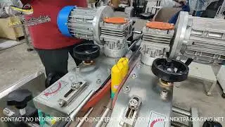 Automatic High speed front back sticker labeling machine on small balm bottles