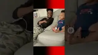 This baby having the Best Talk with his dad