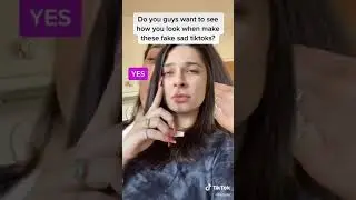 Winter Blanco funny TikTok &ldquo;What you guys look like when you make sad videos&rdquo; 😭😂😂