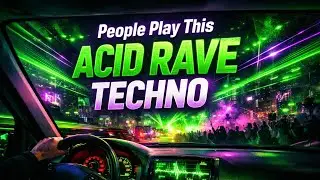 People Play This Rave Techno for Night Drive