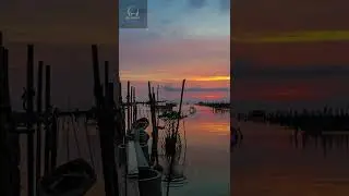 Relaxing Subliminal Booster 1 Minute Lake Sunset Waves #shorts