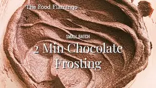 2 MIN Small Batch Chocolate Frosting | No Chocolate or Heavy Cream!!