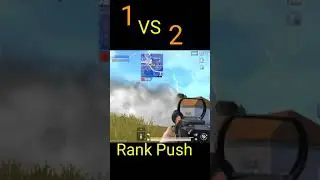 Best 1vs2 Clutch in Rank Push Time #shorts