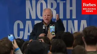 JUST IN: Tim Walz Makes Stop At Duke University As He Campaigns In Key Swing State North Carolina