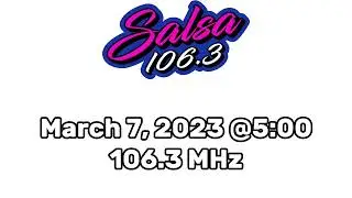 WRAZ 106.3/WCMQ-HD2 92.3/W292GE Salsa 106.3 Legal ID (Leisure city, FL)
