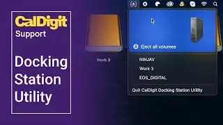Быстрое извлечение внешних накопителей с помощью утилиты CalDigit Docking Station