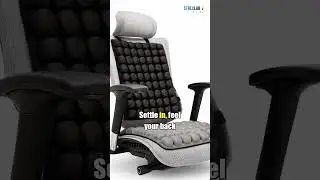 Air cushion support that eases your back and hips