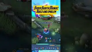 Hyper Harith maniac build and emblem #mlbb #harith #hyper #tutorialharith #shorts
