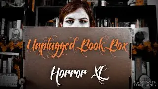 Unplugged Book Box Unboxing: Horror XL Box 2021 | Violet Prynne