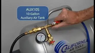 California Air Tools AUX10S 10-Gallon Steel Auxiliary Air Tank